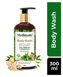 Medimade Tea Tree Oil and Ginger Oil Body Wash - 300 ml