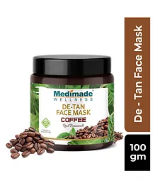 Medimade Coffee De Tan Face Mask - 100 gm