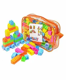 D&Y Building Blocks Set Multicolour - 56 Pieces