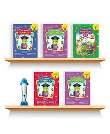 Smart Preschool Talking Books with Talking Pen for UKG Kids - English Hindi 