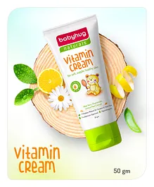 Babyhug Naturals Vitamin Face Cream White - 50 gm