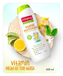 Babyhug Naturals Vitamin Head to Toe Wash - 400 ml