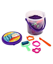 Youreka Magic Flow Sand with Moulds Purple - 500 gm