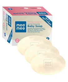 Mee Mee Moisturizing Baby Soap Pack of 3 - 75 gm each
