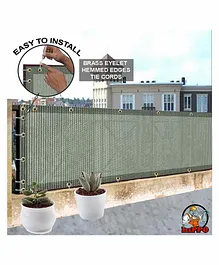Hippo Balcony Net Moonstone - Green