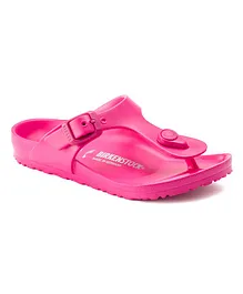 Birkenstock Gizeh Essentials Kids Narrow-Width Slide Sandals - Pink