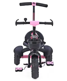 Plug & Play Tricycle With Push Handle  - Pink