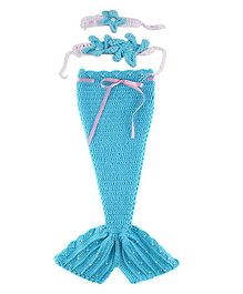 MOMISY Mermaid Designer New Born Baby Photography Props - Blue