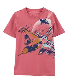 Carter's Plane Jersey Tee - Coral