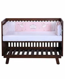Abracadabra Cot Bumper Ballerina Theme - Pink