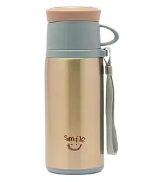 Baby Moo Solid Stainless Steel Flask Gold - 350 ml