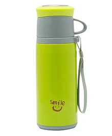 Baby Moo Solid Stainless Steel Flask Green - 350 ml