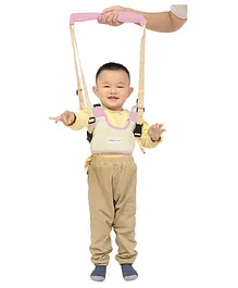 Polka Tots Baby Walking Assistant Harness Toddler Leash (Pink)
