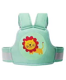 Polka Tots Baby Safety Travel Belt, Two Wheeler Baby Carrier for Kids (Lion)