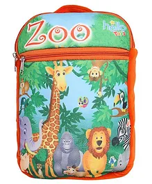 Hello Toys Soft Bag Zoo Print Orange - 15 Inches