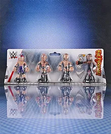 WWE Superstar Action Figure Pack of 4 - Height 10 cm Each