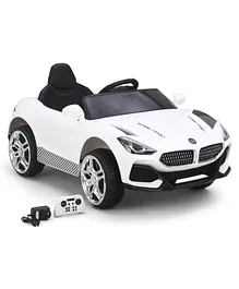 Battery Operated Ride On Car With Remote Control - White