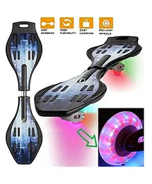 OPINA Wave Board with LED Lights on Wheels - Multicolor
