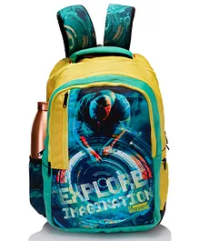 DE VAGABOND Mint Backpack Yellow - 18.8 inches