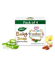 Dabur Gentle Nourishing Baby Soap Pack Of 4 - 75 gm Each