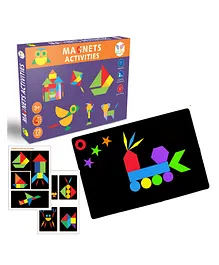 EQIQ Magnetic Shapes Puzzle Multicolor - 72 pieces
