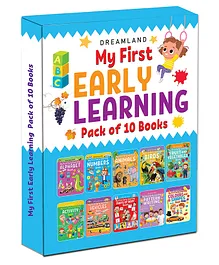 My First Early Learning Pack of 10 Books - English