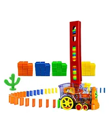 Niyamat Domino Train Blocks Rally Electric Toy Set - 60 pieces