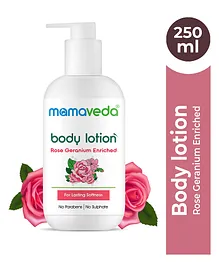 Mamaveda Rose Geranium Enriched Body Lotion - 250 ml
