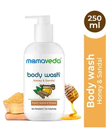 Mamaveda Honey and Sandal Body Wash - 250 ml