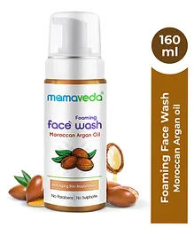 Mamaveda Moroccan Argan Oil Foaming Face Wash - 160 ml