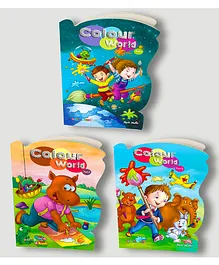 Color World Combo Coloring Book Pack of 3 - English 
