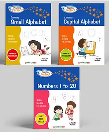 Practice Perfect Alphabets & Numbers Combo Books Pack of 3 - English