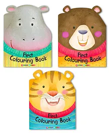 Shapy Colouring Books Pack of 3 - English