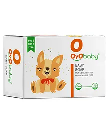 OYO Baby Bathing Soap Bar Buy 3 Get 1 Free - 75 gm each