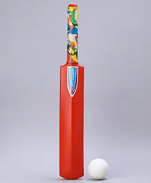 Mindz Cricket Bat & Ball Set - Red