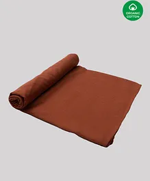 Nino Bambino 100% Organic Cotton Solid Scarves - Brown