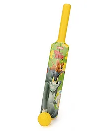 Tom And Jerry Bat And Ball Set - Yellow