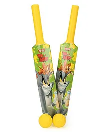 Tom And Jerry Bat And Ball Set - Yellow 