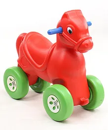 Little Fingers Horse Shaped Ride On - Red