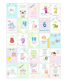 The Mom Store Time To Bounce Theme Milestone Cards - 25 Cards