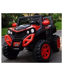 Ayaan Toys Battery Operated Ride On Jeep - Red