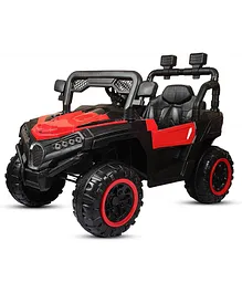 Ayaan Toys Battery Operated Ride On Jeep - Red