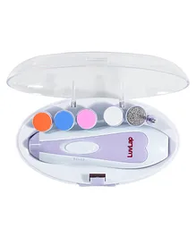 Luv Lap Baby & Mother Electric Nail Trimmer Filer Cum Manicure Set - Purple