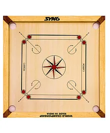 SYNCO Wooden Carrom Board - Beige