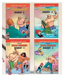 Diamond Toons Chacha Chaudhary Comics Set Of 4 Books - English