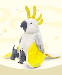 MiArcus Sugar Parrot Soft Toy White - Height 7 cm