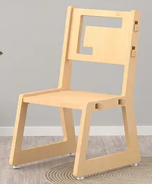 X&Y Blue Apple Series Chair - Natural