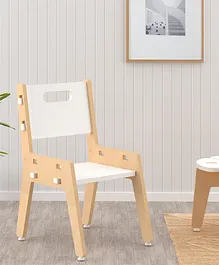 X&Y Silver Peach Series Chair - White