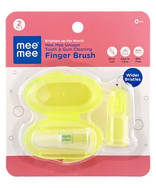 Mee Mee Tooth & Gum Cleaning Finger Brush - Green
