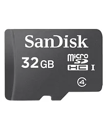 SanDisk 32GB Class 4 microSDHC  Memory Card - Black